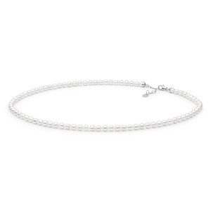 Colier perle naturale albe si argint 45 cm DiAmanti FORW65-G (Argint 925‰ 1,2 g.)